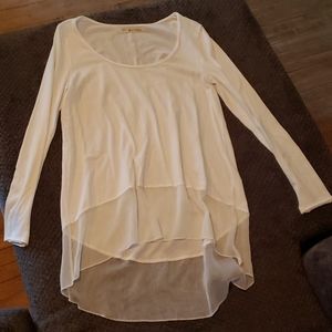 FREE PEOPLE long sleeve shirt/tunic! Size Small
